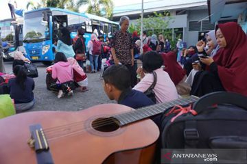 Pemberangkatan mudik gratis