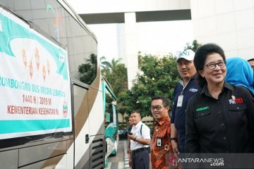 Menkes lepas mudik bareng karyawan Kemenkes