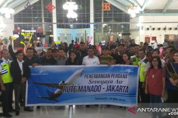 Sriwijaya Air buka layanan rute Manado-Jakarta