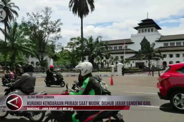 Kurangi kendaraan pribadi saat mudik, Dishub Jabar gandeng OJOL