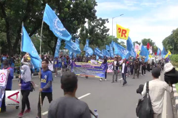 Polri kawal aksi peringatan hari buruh