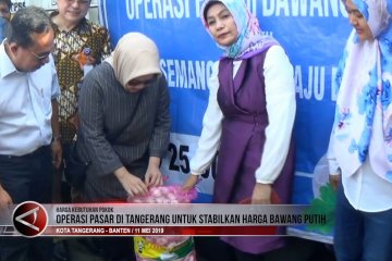 Operasi pasar di Tangerang untuk stabilkan harga bawang putih