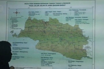 PVMBG petakan jalur mudik rawan bencana di Jawa Barat