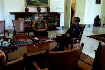 AHY temui Presiden di Istana Bogor