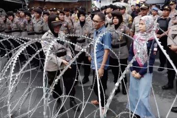 Aksi 22 Mei di Sulteng berjalan aman