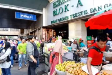 Pasar Tanah Abang kembali ramai