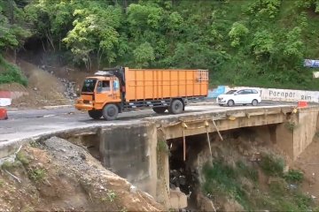 Pemprov Sumut antisipasi longsor di jalur mudik