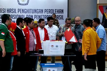 Rekapitulasi suara dari 7 provinsi dan 1 PPLN segera diproses