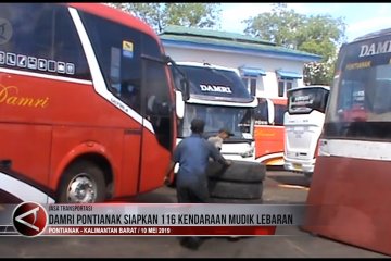 Damri Pontianak siapkan 116 kendaraan mudik lebaran