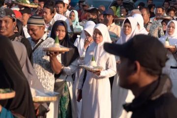 Seribu satu tumpeng di Solo rayakan kemenangan Jokowi-Ma'ruf