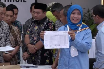 Data situng KPU capai 77,9 persen