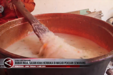 Bubur India, sajian khas buka puasa di Masjid Pekodjan Semarang