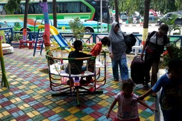 Kini ada taman bermain di Terminal Kampung Rambutan