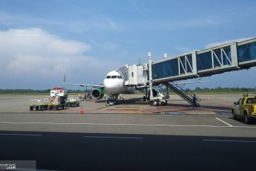 H-5 pemudik lewat udara terus berdatangan di Bandara Minangkabau
