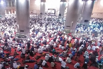 Jamaah padati Istiqlal di malam iktikaf