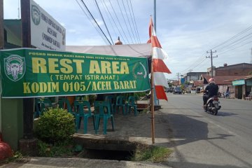 TNI siapkan rest area bagi pemudik di jalur pantai barat selatan Aceh