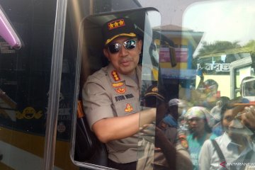 75 polisi disiagakan di Terminal Bus Tanjung Priok amankan arus mudik
