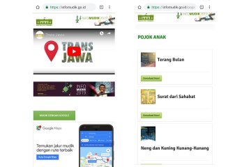 Infomudik.go.id, situs mudik ramah anak