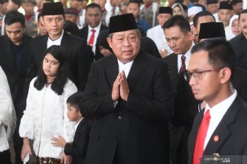 Wapres JK saksikan pemakaman Ani Yudhoyono melalui siaran langsung