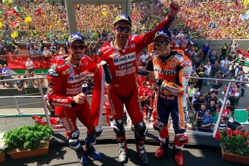 Hasil GP Italia, Ducati lengkapi "hattrick" di Mugello