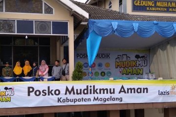 Ada posko mudik Muhammadiyah di KM 11 Jalan Magelang-Yogyakarta