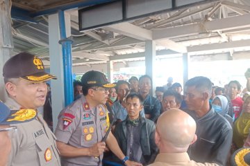 Arus mudik di Pelabuhan Tanjungkalian Babel dipantau Kapolda