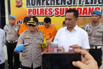 Polres Sumedang ungkap praktik pencurian dengan modus jual tokek