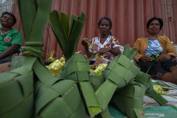 Pedagang di pasar Palu libur hari pertama Lebaran