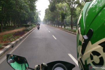 Pengojek : Hanya Lebaran yang bikin Jakarta bebas macet