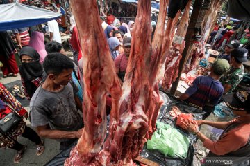 Jelang Lebaran, harga daging sapi tidak naik di Padang