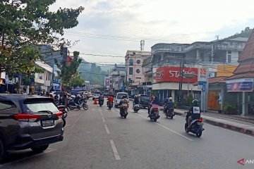 Kota Jayapura lengang jelang Idul Fitri