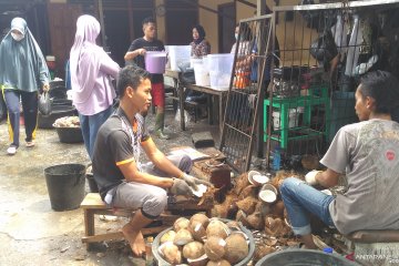 Pedagang santan habiskan 5.000 kelapa dalam sehari