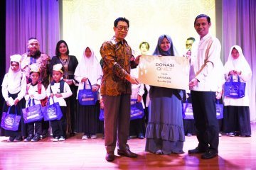 "Ngabuburit" edukatif digelar QNET untuk ratusan anak yatim