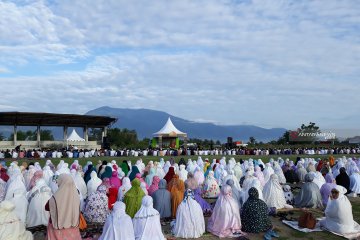 Suku Kaili Ledo di Petobo lakukan 'molabe' di momen Idul Fitri