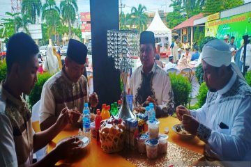 Usai Sholat Ied, Kapolresta halal bihalal bersama masyarakat