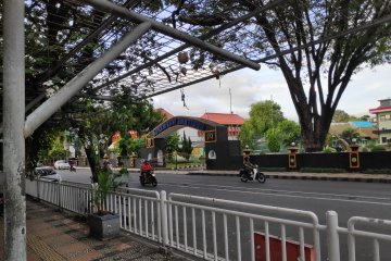 Jl Sam Ratulangi Pusat Kota Manado hari kedua Lebaran
