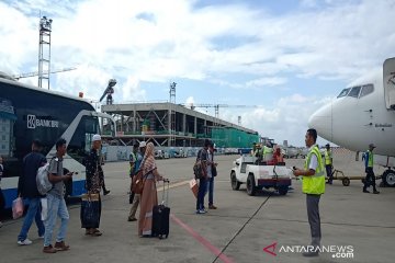 Arus balik mulai terlihat di Bandara Syamsudin Noor