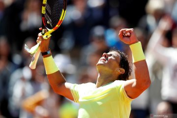 French Open: Nadal melaju ke final usai kalahkan Federer