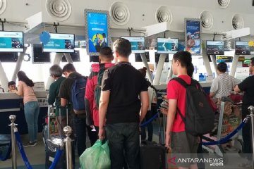 Pemudik H+3 di Bandara Internasional Kualanamu mulai ramai