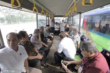 Pemudik tiba di Terminal Poris diajak gunakan bus "TAYO" Tangerang