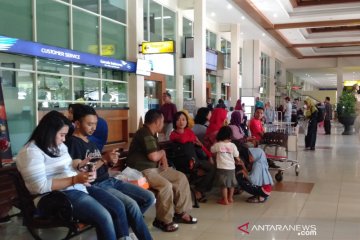 Keramaian bandara di Solo mulai terasa pada "H+2" Lebaran