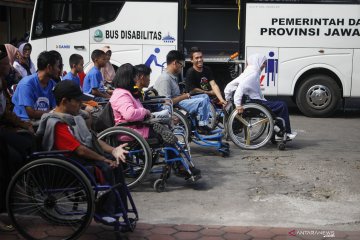 Bus mudik penyandang disabiliitas