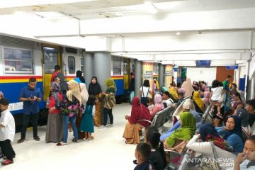 Penumpang KA naik 9,67 persen pada Lebaran 2019