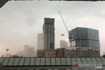 Crane timpa apartemen di Dallas, tewaskan satu orang, lukai enam