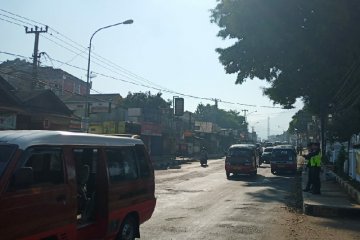 Tak terjadi antrean panjang, arus balik lintas Garut-Sumedang lancar