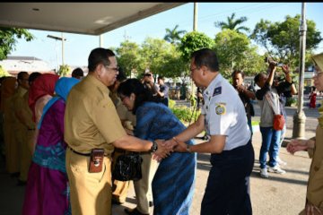 Pemkab Tulungagung gelar halalbihalal pada hari pertama masuk kerja