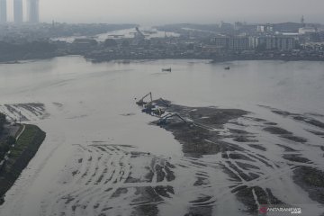 Pendangkalan di Waduk Pluit