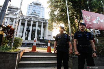 Penjagaan Gedung Mahkamah Konstitusi