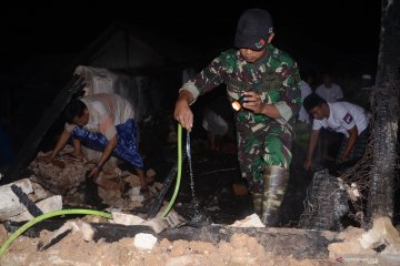 Kebakaran Pasar Waru Pamekasan