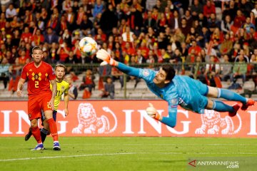 Kualifikasi Euro 2020: Belgia kandaskan Skotlandia